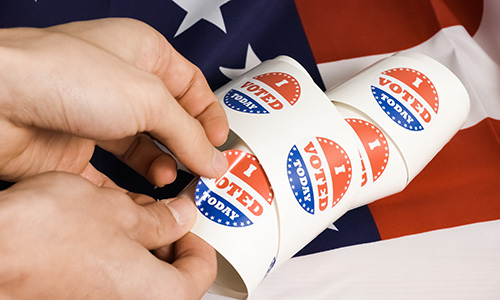 Free voting stickers